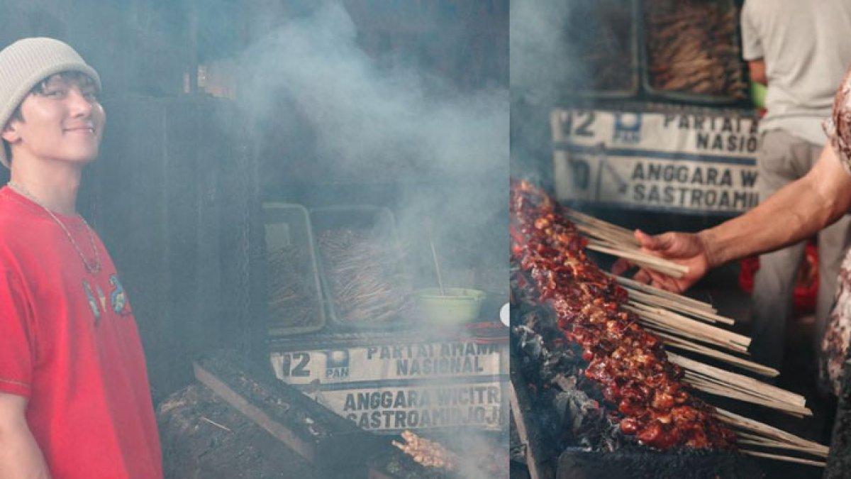 Gaya Aktor Korea Ji Chang Wook Saat Jajan Sate di Jakarta, Bikin Fans Heboh