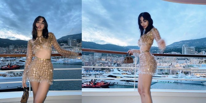 Lisa Blackpink Pakai Baju Daur Ulang Tutup Botol saat Hadiri Grand Prix F1 Monako