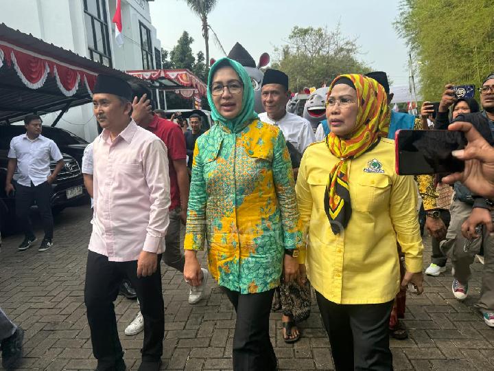 Airin Rachmi Diany dan Ade Sumardi Daftar Pilgub Banten Hari Ini