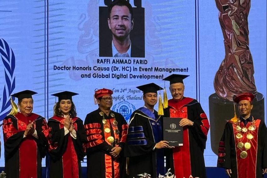 Raffi Ahmad Dapat Gelar Doktor Honoris Causa karena Peran di Industri Hiburan