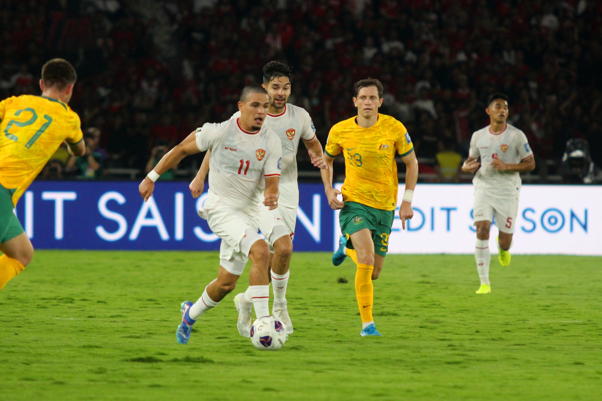 Skor Timnas Indonesia vs Timnas Australia di Kualifikasi Piala Dunia 2026