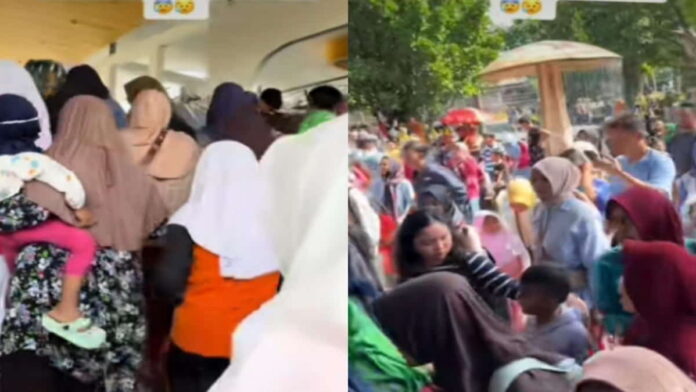 Aksi Unik Pembagian Raport di Kolam Renang Tasikmalaya, Antrean Panjang Tuai Perhatian Netizen