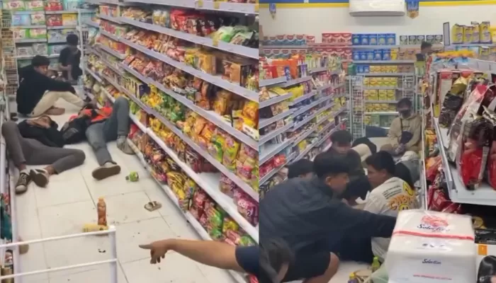 Viral Ribuan Anggota Komunitas CB Padati Minimarket Saat Acara di Nganjuk