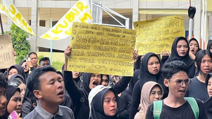 Siswa SMAN 1 Mempawah Unjuk Rasa Gegara Tak Bisa Ikut SNBP 2025 Karena Kelalaian Sekolah