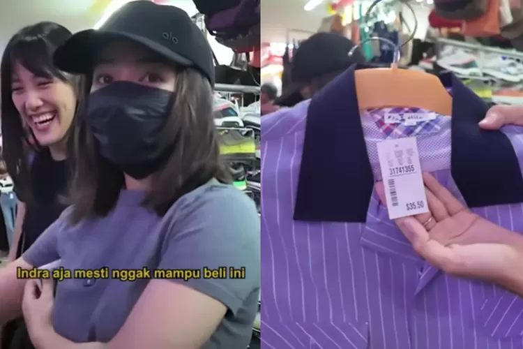 Viral Momen Nikita Willy Thrifting di Pasar Senen, Kaget saat Nemu Kemeja Brioni Rp50 Ribu