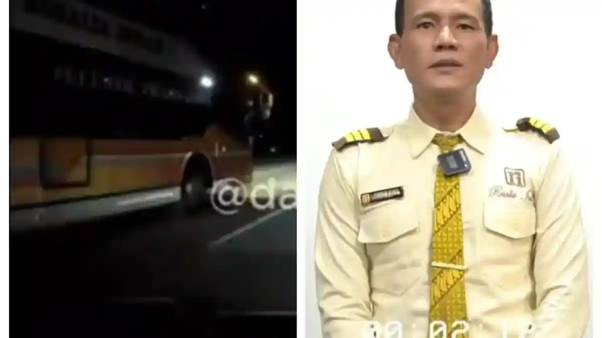 Sopir Bus Rosalia Indah Viral ugal-ugalan di Tol Resmi Dipecat hingga Meminta Maaf