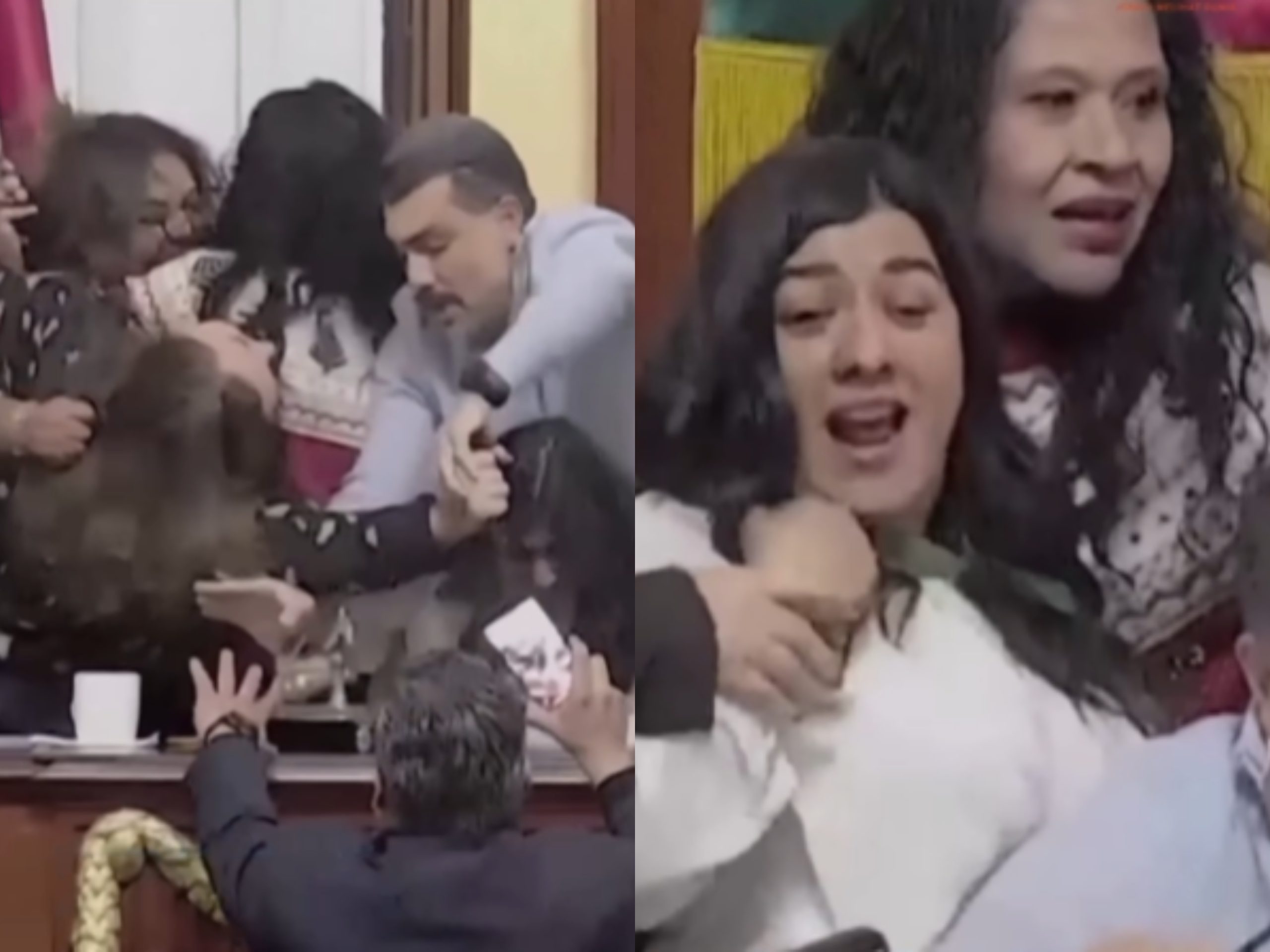 Viral Anggota Parlemen Wanita Saling Jambak di Ruang Sidang Meksiko