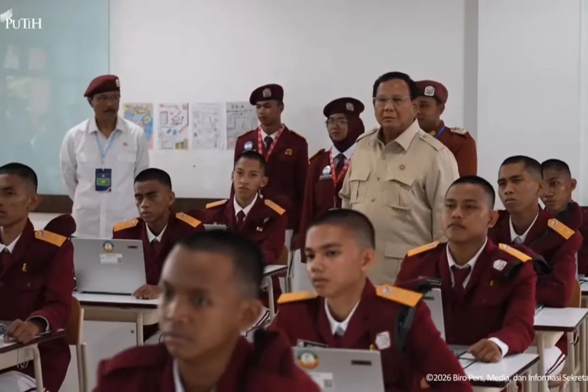 Presiden Prabowo Meresmikan 166 Sekolah Rakyat