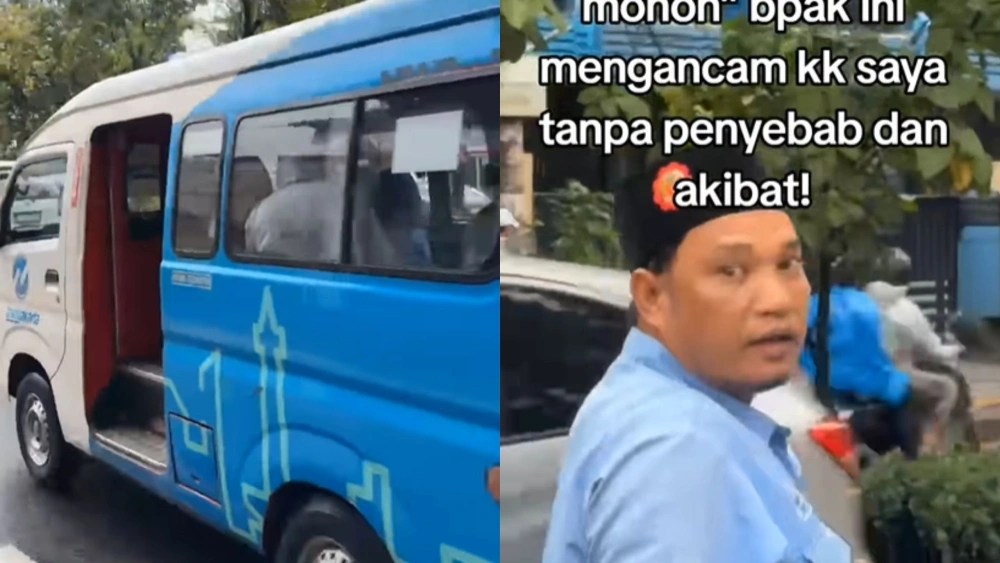 Viral Video Sopir JakLingko Maki-Maki Penumpang