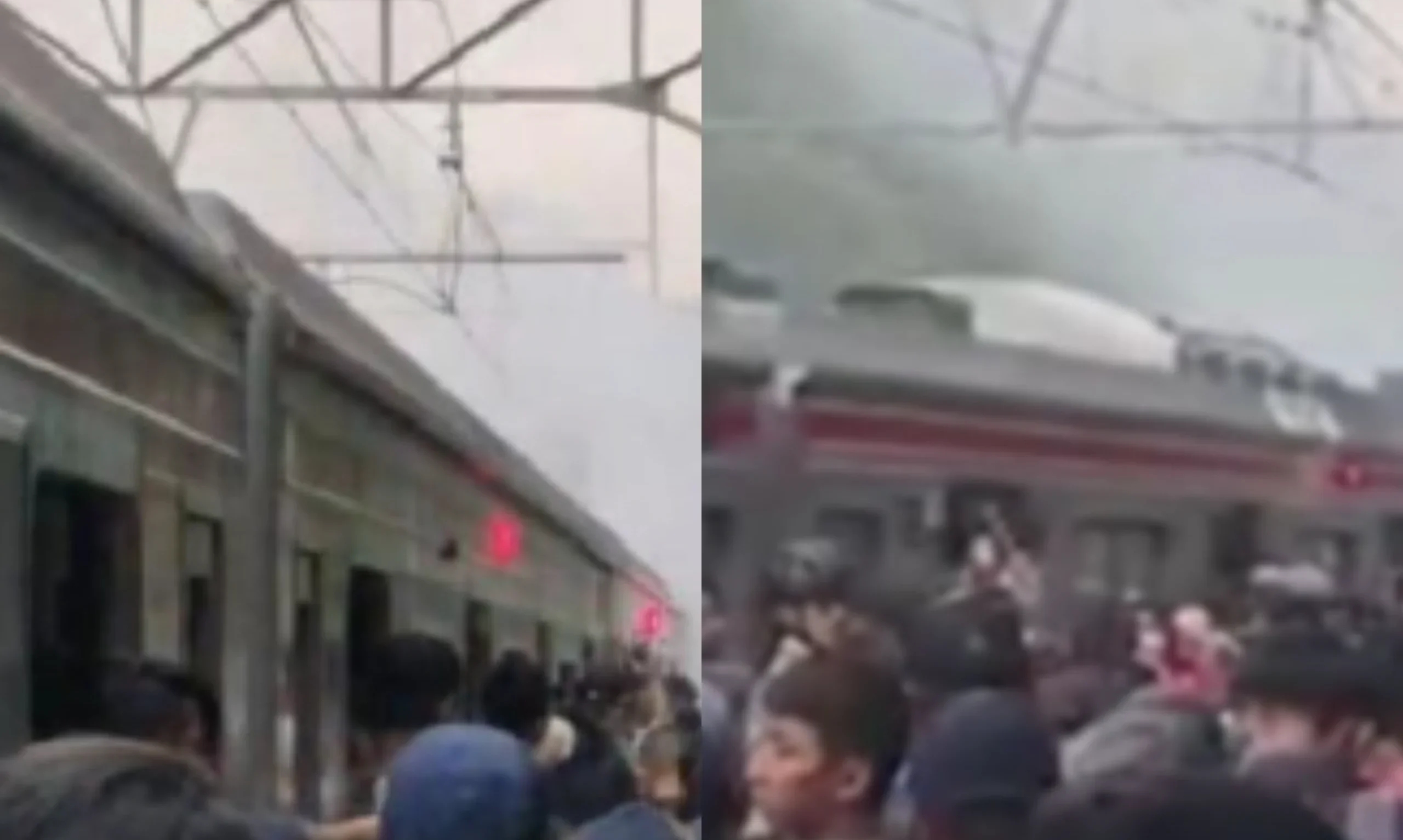 Viral Gerbong KRL Keluar Asap di Stasiun Universitas Pancasila