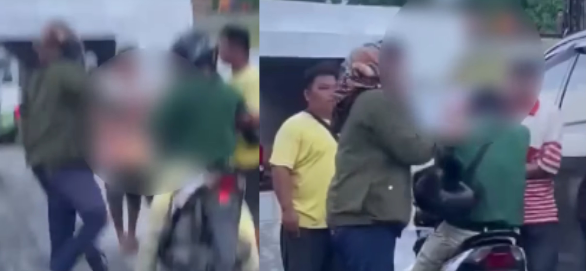 Viral! Ibu Hamil Ditendang Preman di Medan