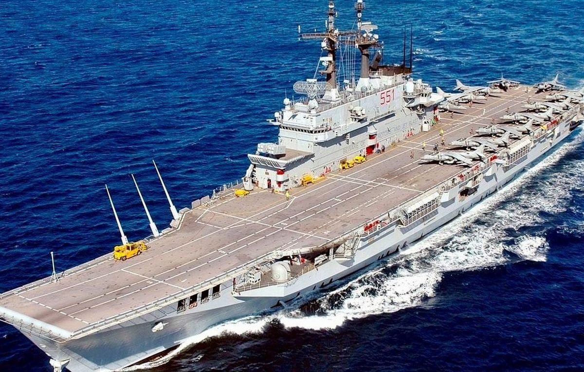 Kapal Induk Pertama Indonesia KRI Gadjah Mada Berangkat dari Italia