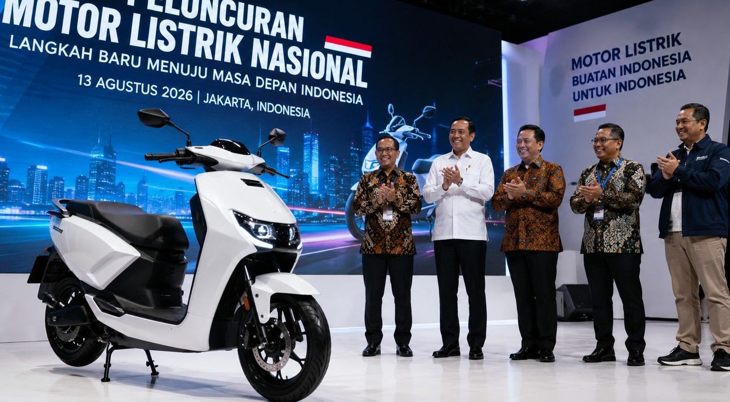 Bisa Beli Tanpa DP, Prabowo Resmikan Motor Listrik Nasional
