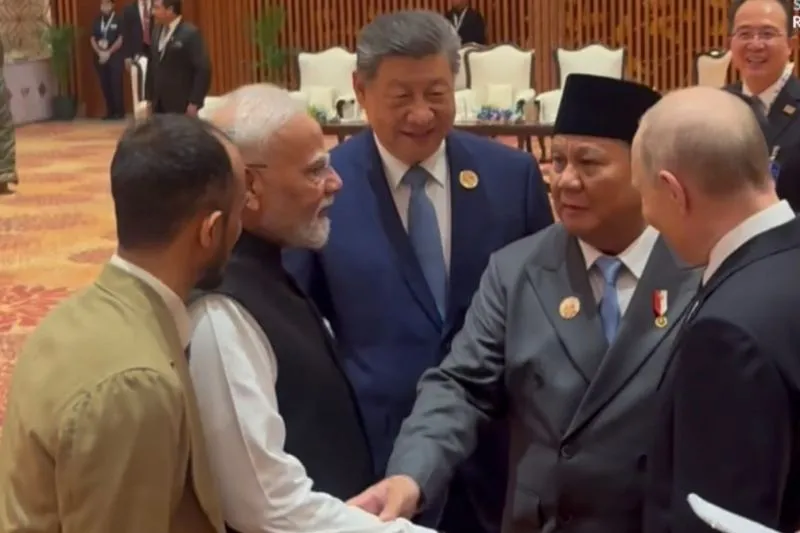 Prabowo Akrab dengan Modi, Putin dan Xi Jelang KTT BRICS di India
