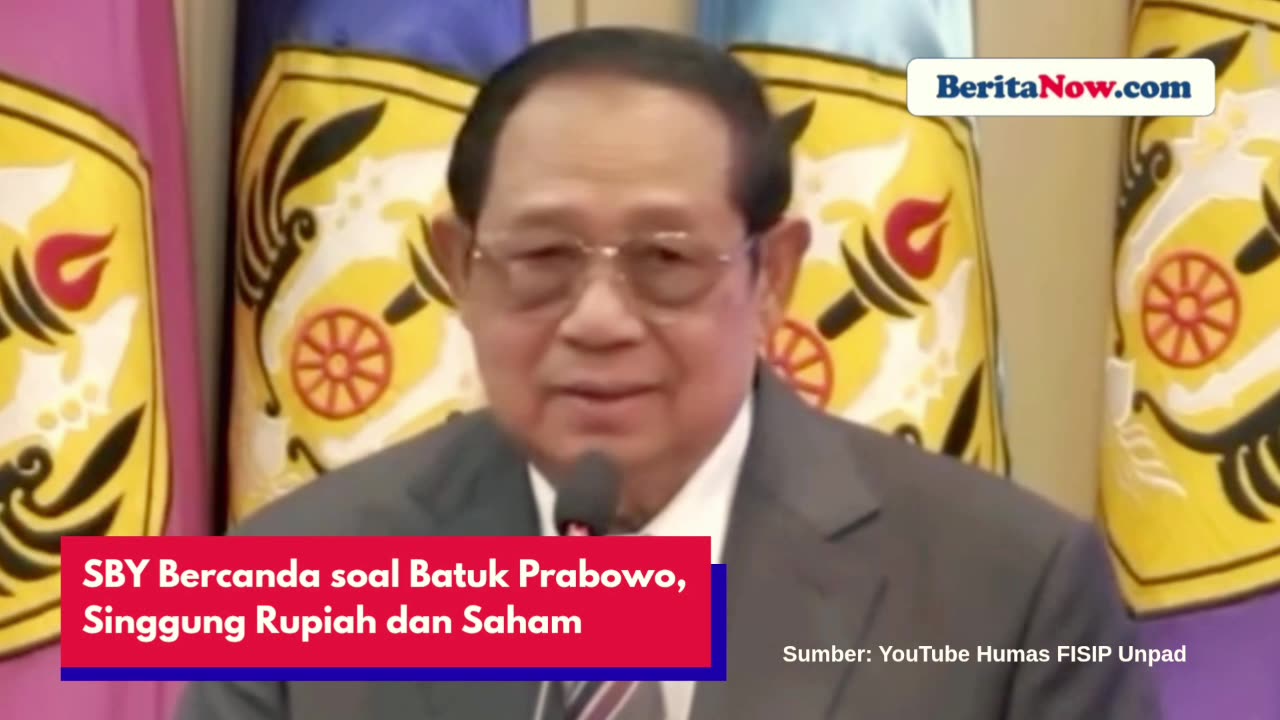 SBY Bercanda soal Batuk Prabowo, Singgung Rupiah dan Saham