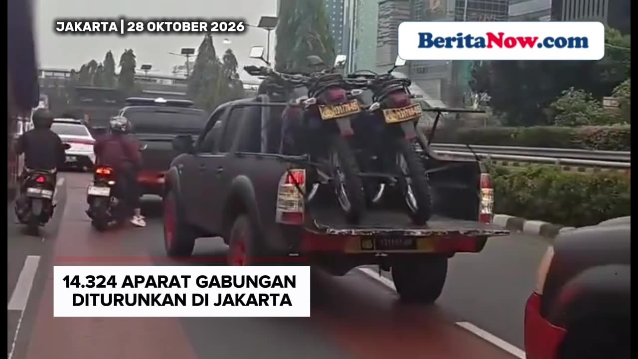 Demo Hari Ini di Jakarta, 14.324 Personel Gabungan Dikerahkan