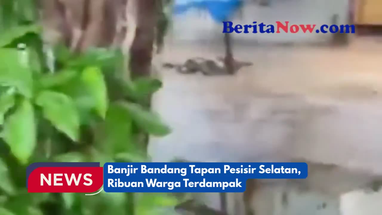 Banjir Bandang di Tapan Sumbar, Rumah Hanyut dan Akses Jalan Terputus