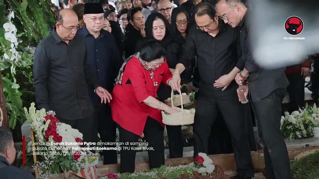 Pemakaman Guruh Soekarnoputra Dihadiri Sejumlah Tokoh