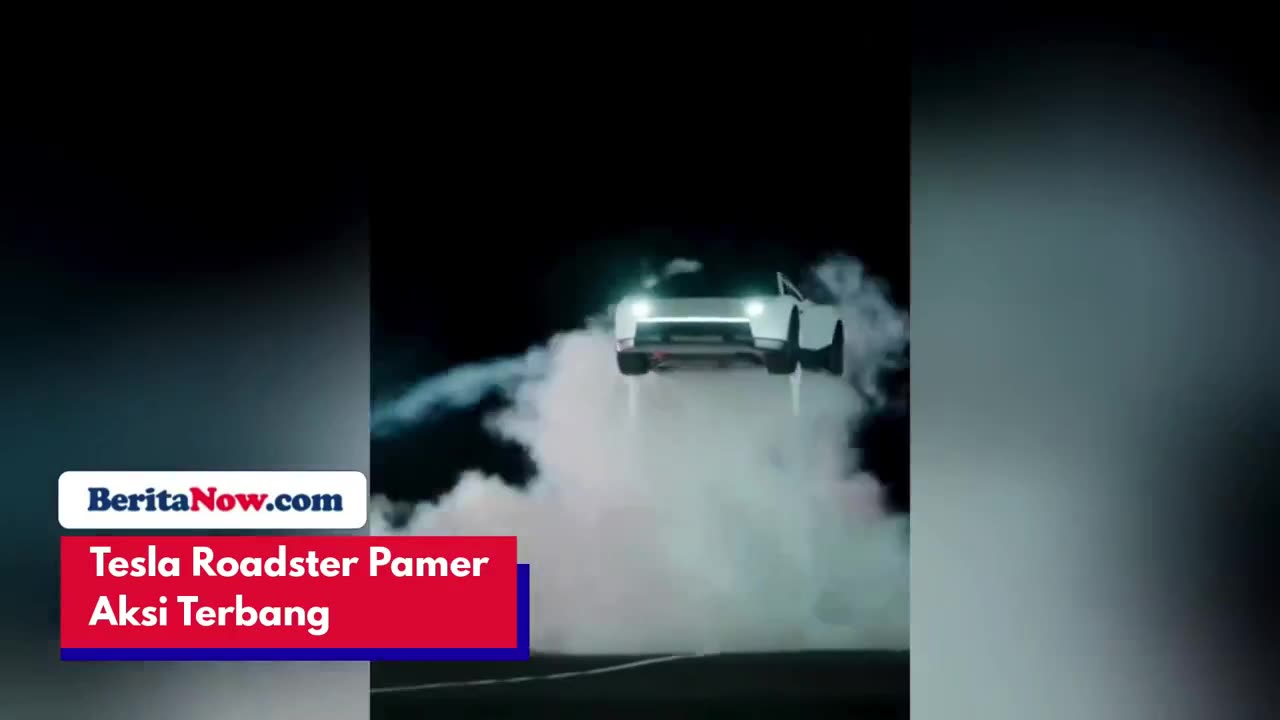 Tesla Roadster Terbaru Pamer Aksi Terbang, Produksi Ditargetkan 2028