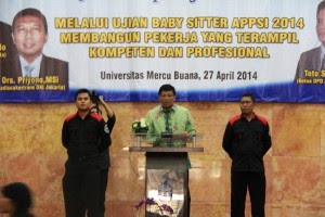 APPSI Selenggarakan Ujian Kompetensi Baby Sitter 2014
