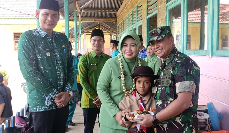 Kodim 0419 Bantu Tingkatkan Kesehatan Siswa Lewat Program Dapur Masuk Sekolah