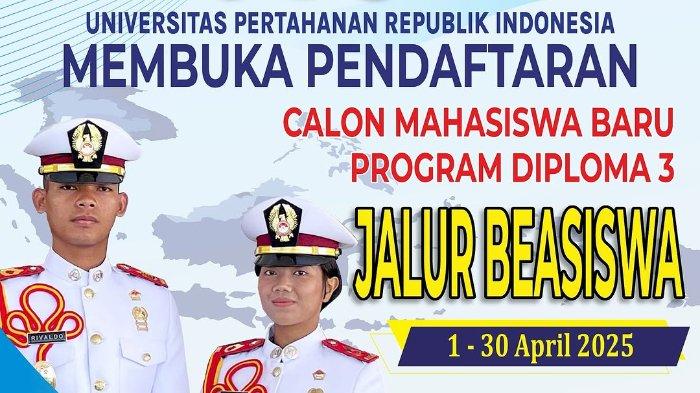 Daftar Sekarang! Unhan Buka Penerimaan D3 Beasiswa, Ini Jadwal dan Persyaratannya