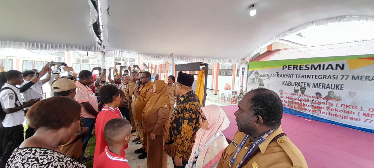 Sekolah Rakyat Terintegrasi 77 Merauke Diresmikan, Fokus Kembangkan Karakter dan Kemandirian Siswa
