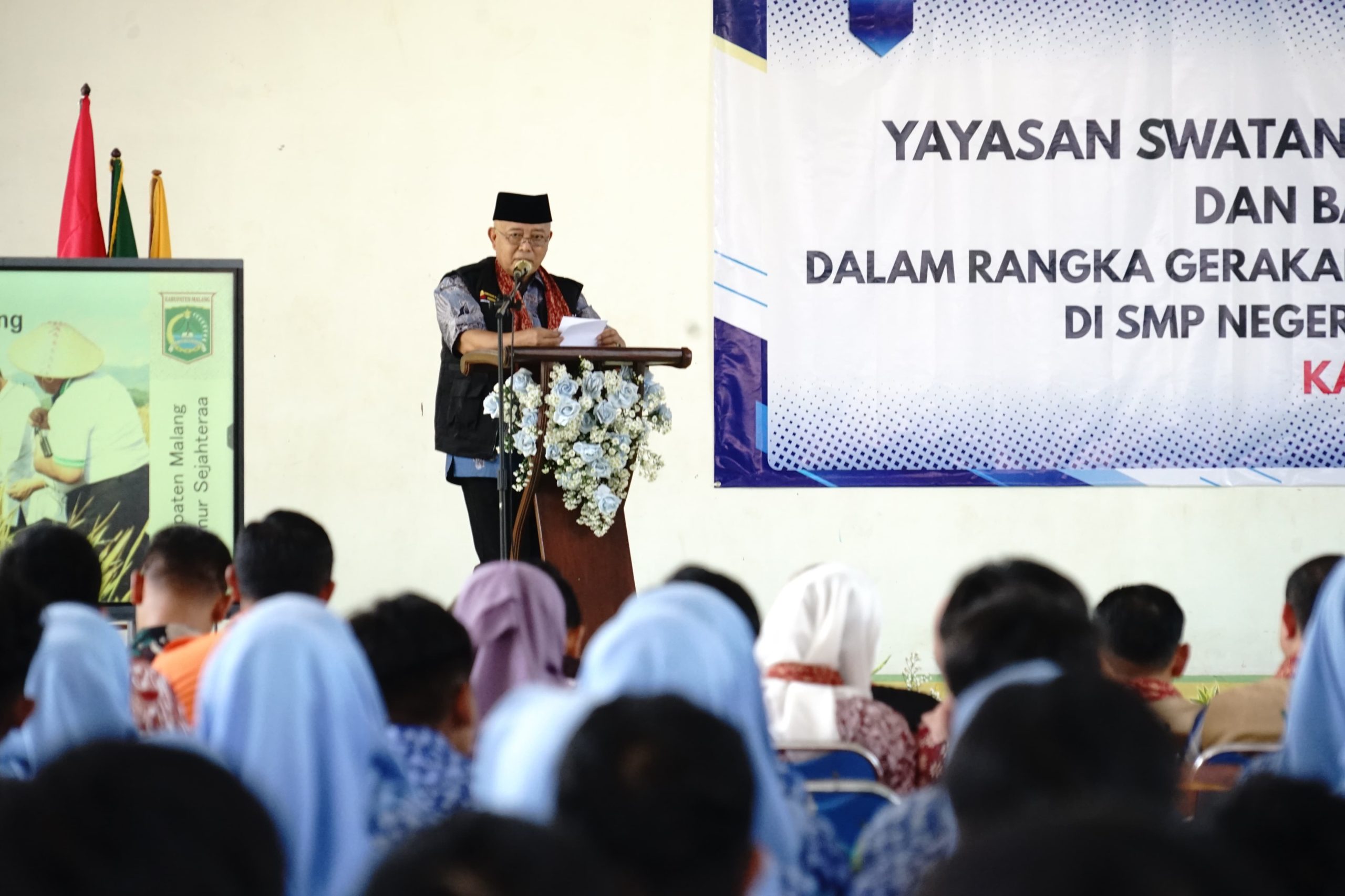 Program Swasembada Pangan Sekolah Didorong, Bupati Malang Kunjungi SMPN 1 Wajak