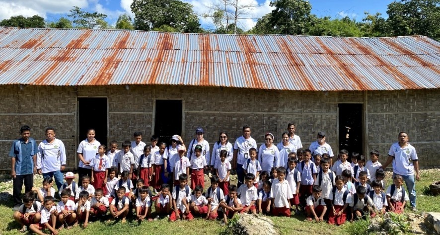 Pembangunan Sekolah di SDTK Engge Ate Didukung Kemenag SBD