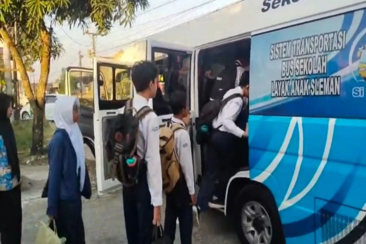 Bus Sekolah Gratis Tetap Berjalan di Sleman, Dukungan Transportasi Pelajar Terus Berlanjut