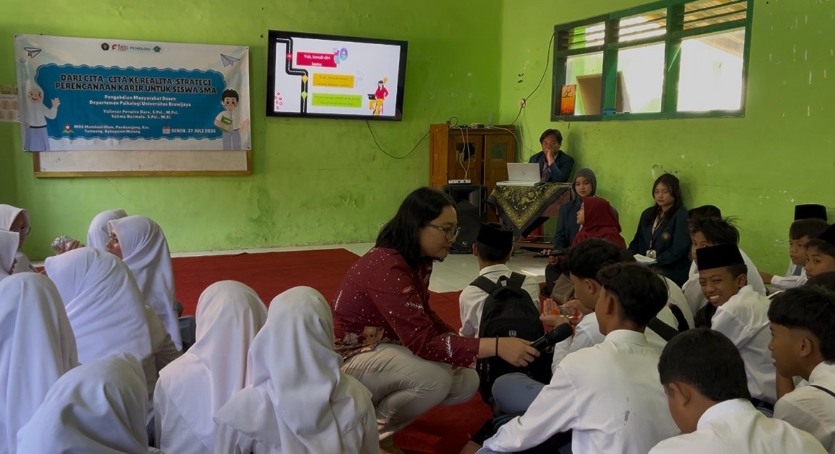 Sukses Karier Berawal dari Sekolah, Tim Pengabdian Psikologi Bekali Siswa MA dengan Perencanaan Karier