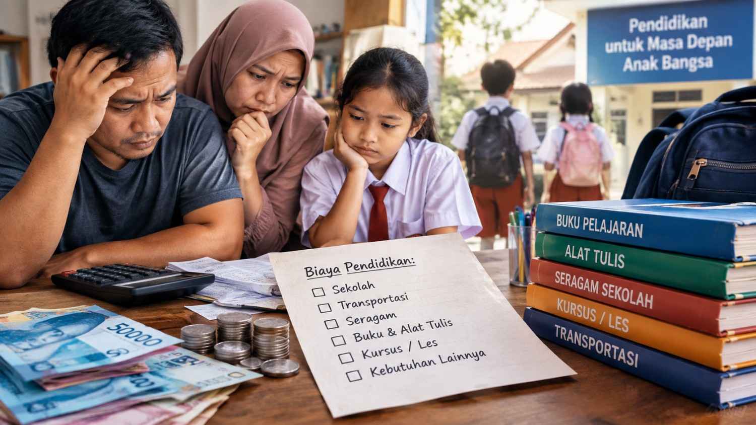 Daya Beli Keluarga Tertekan, Biaya Pendidikan Jadi Beban Rumah Tangga