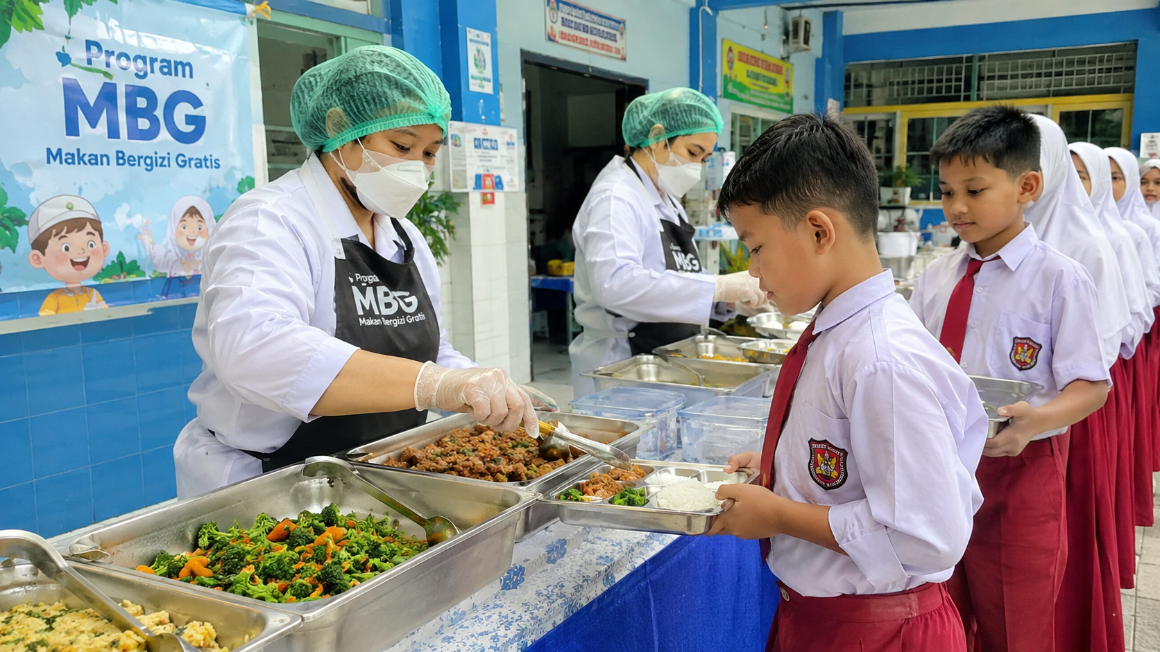 Tak Lagi Pakai Ompreng, Siswa SDIT Al Kamilah Semarang Kini Terima MBG Prasmanan