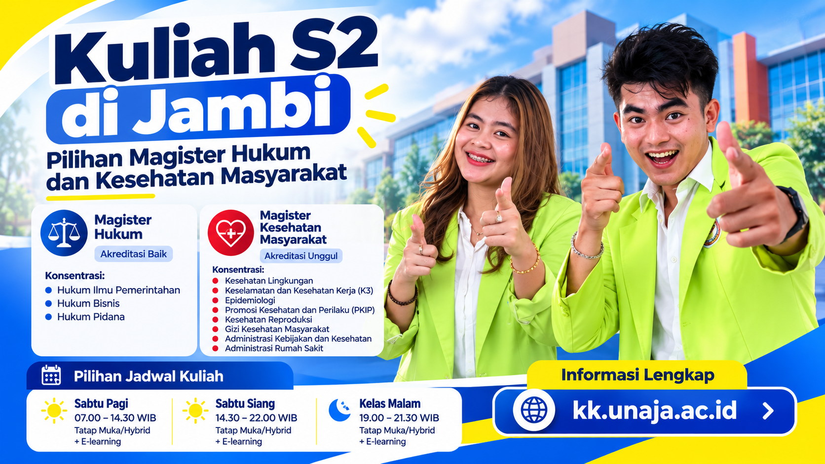 Kuliah S2 di Jambi: Pilihan Magister Hukum dan Kesehatan Masyarakat