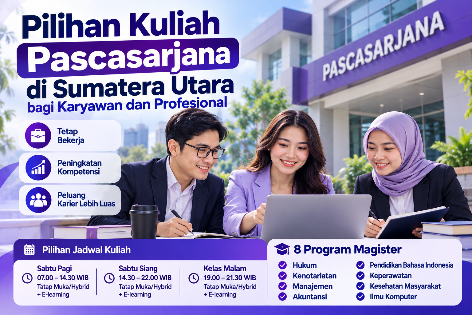 Pilihan Kuliah Pascasarjana di Sumatera Utara bagi Karyawan dan Profesional