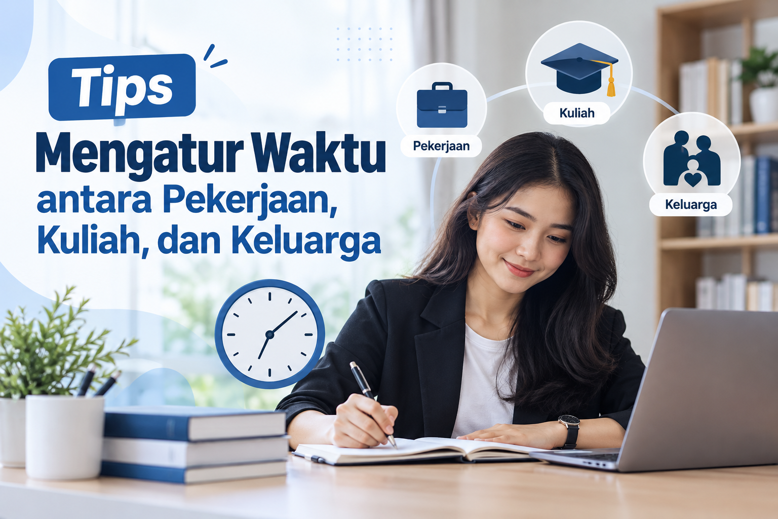 Tips Mengatur Waktu antara Pekerjaan, Kuliah, dan Keluarga