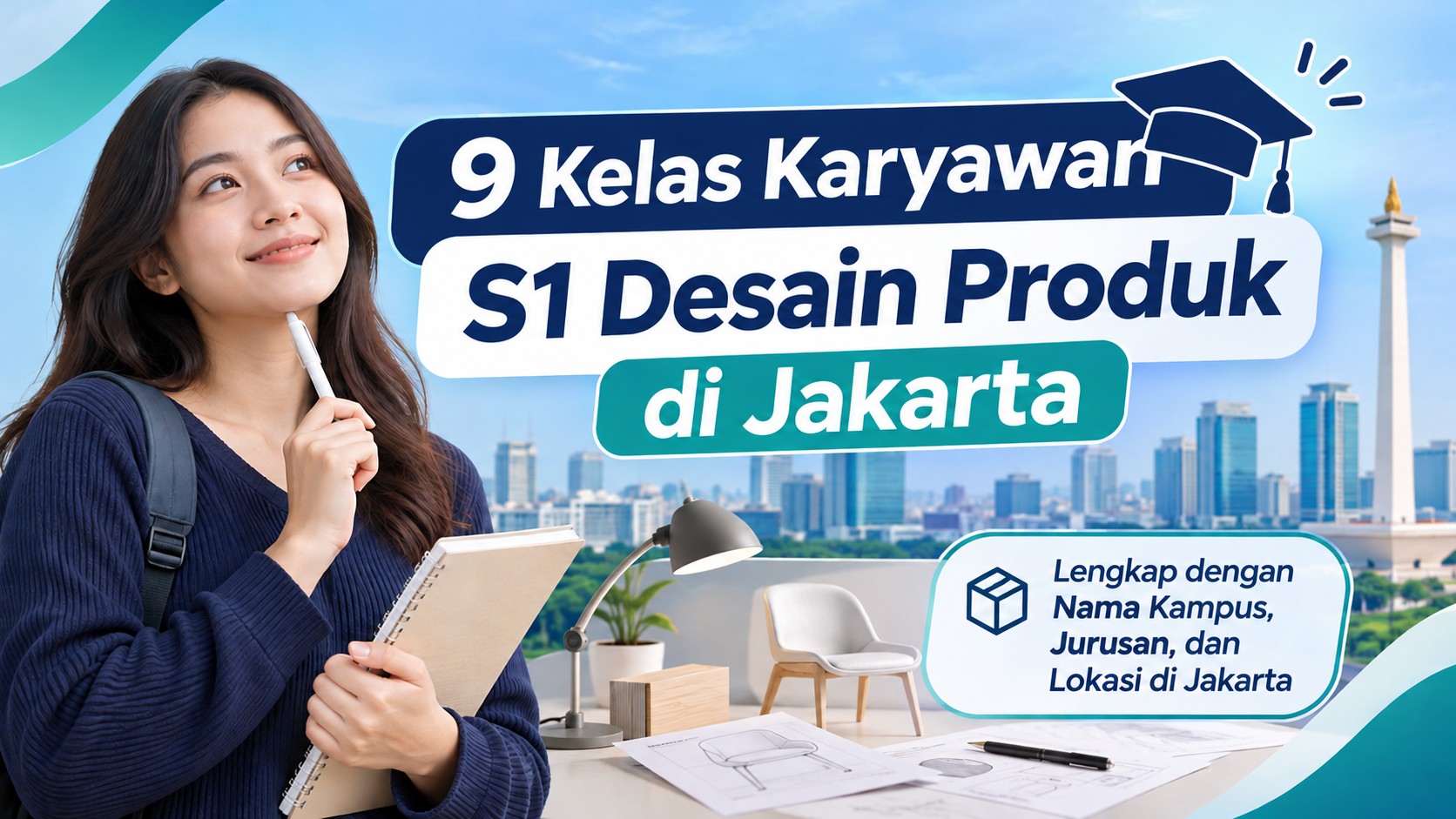 9 Kelas Karyawan S1 Desain Produk Craft and Fashion di Jakarta